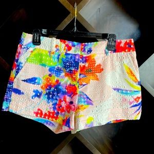 Trina Turk floral shorts